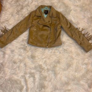 Kids Suede Tassel Jacket